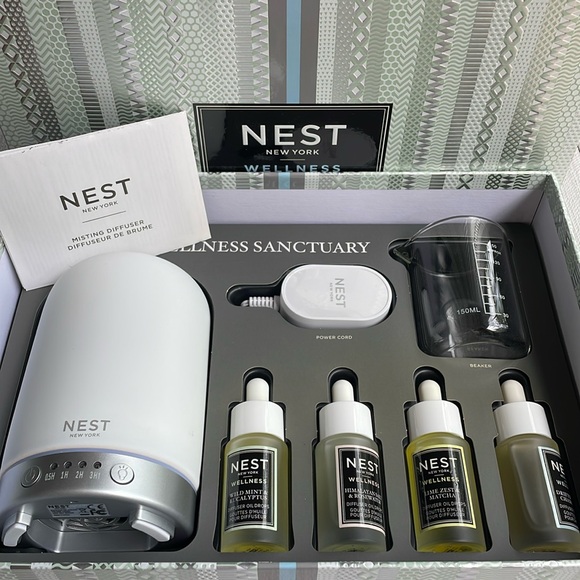 Nest Wellness Deluxe Ultrasonic Misting Scent Diffuser for Home with 4 Scents - Picture 1 of 16